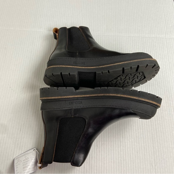 NEW BIRKENSTOCK Prescott Slip On Boots Men Oiled Leather - Black EU 46 13-13.5 - Picture 8 of 13